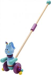 img 4 attached to Magical Developmental Fun With RUYU'S Spoiled Unicorn Push-N-Pull Toy For Toddlers And Babies