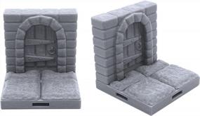 img 2 attached to 3D Printed Paintable Locking Dungeon Tiles Cross Chamber Terrain Scenery Tabletop 28Mm Miniatures Role Playing Game
