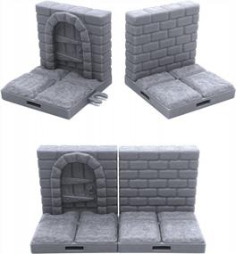 img 3 attached to 3D Printed Paintable Locking Dungeon Tiles Cross Chamber Terrain Scenery Tabletop 28Mm Miniatures Role Playing Game