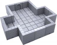 3d printed paintable locking dungeon tiles cross chamber terrain scenery tabletop 28mm miniatures role playing game logo