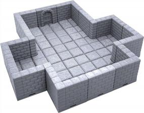 img 4 attached to 3D Printed Paintable Locking Dungeon Tiles Cross Chamber Terrain Scenery Tabletop 28Mm Miniatures Role Playing Game