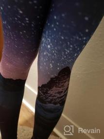 img 6 attached to Ayliss Women Leggings Digital Print Yoga Skinny Pants High Waist Gym Elastic Tights