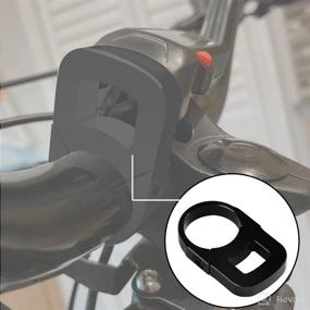 img 2 attached to 🛵 Enhance Your Riding Experience with URLWALL Digital Display Relocation Bracket: The Perfect Tool for Sur Ron X Light Bee Segway X260 X160 Electric Dirt Bikes (Black)