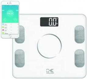 img 2 attached to Kalorik Home Smart Digital Body Composition Analysis Scale, White