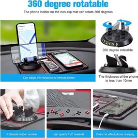 img 1 attached to Universal Dashboard Multifunctional Organizer Sunglasses Car Electronics & Accessories