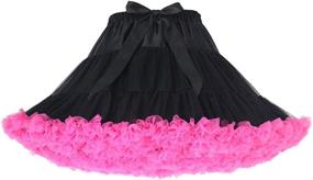 img 2 attached to 👗 Chiffon Petticoat Skirt for Women - XinChangShangMao Women's Clothing in Skirts