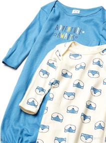 img 2 attached to 👶 4-Pack Gerber Baby Gown Set