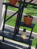 img 1 attached to POTEY 6 Tier Metal Half Heart Shape Ladder Plant Stand Rack For Indoor Plants Home Patio Lawn Garden review by Jeff Richmond
