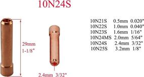 img 1 attached to TIG Stubby Gas Lens 17GL332 10N24S: High-performance welding lens for seamless precision