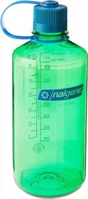 img 4 attached to Бутылка для воды Nalgene Sustain Tritan без бисфенола-А на 32 унции: 50% пластиковые отходы, конструкция с узким горлышком