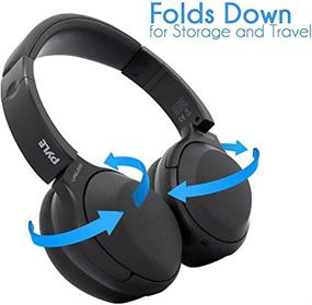 img 1 attached to 🎧 Extreme Sound Isolation: Bluetooth Active Noise Canceling Headphones - Pyle PBTNC50