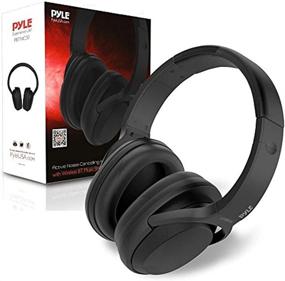 img 4 attached to 🎧 Extreme Sound Isolation: Bluetooth Active Noise Canceling Headphones - Pyle PBTNC50