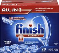 finish gelpacs dishwasher detergent tablets household supplies : dishwashing logo