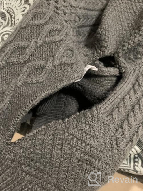 img 1 attached to 🧥 SOLOCOTE Kids Round Neck Sweater: Irregular Jacquard Pattern, Long Sleeve Winter Warmth in Stretchable Pullover Style review by Darius Glatzel