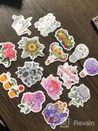 img 1 attached to Vibrant Flower Stickers: Waterproof, Vinyl Decals For Laptops, Skateboards, And More - 200 Pack Of Cute Designs For Kids, Teens, And Adults review by Adam Cornelison