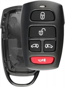 img 1 attached to Protect Your Kia Sedona/ Hyundai Entorage With KeylessOption Entry Remote Shell Case And Button Pad Cover