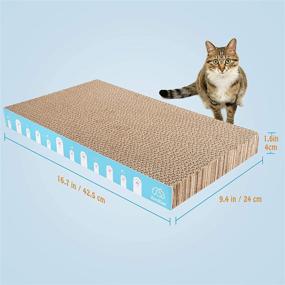 img 2 attached to ZooZoo Cat Scratching Board Set - Durable Corrugated Cardboard for Stress Relief