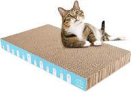 zoozoo cat scratching board set - durable corrugated cardboard for stress relief logo