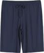 esenchel women's plus size bamboo rayon sleep shorts - comfort and style for a good night's rest! logo
