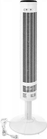 img 2 attached to 🌬️ Honeywell White Comfort Control Tower Fan - Slim Design, Powerful Cooling - 1 Pack