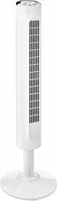 img 4 attached to 🌬️ Honeywell White Comfort Control Tower Fan - Slim Design, Powerful Cooling - 1 Pack