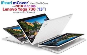 img 1 attached to 🔒 mCover Hard Shell Case for New 2018 13.3" Lenovo Yoga 730 (13) Laptop - Clear (Not Compatible with Yoga 710/720/910/920 Series)