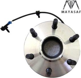 img 1 attached to 🔧 MAYASAF 515054 [2WD Only] Front Wheel Hub Bearing Assembly for CHEVY 1999-2006 Silverado (Sierra) 1500, 2000-2006 Tahoe, Yukon, Escalade, Suburban (Yukon XL) 1500, 2003-2013 Express (Savana) 1500 (2003-2005 2500)