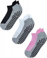 нескользящие носки-тапочки с ручками для взрослых: противоскользящие больничные носки rative. логотип