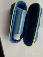 img 1 attached to Secure And Stylish Travel Case For Asthma Inhalers: Casematix Blue Green Case - Case Only review by James Cowan