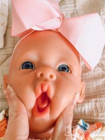 img 7 attached to Реалистичная силиконовая кукла Reborn Baby Doll Girl - 15 дюймов, реалистичная, не виниловый материал, новорожденная, все тело, идеально подходит для коллекционеров