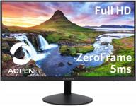 aopen um.he1aa.001 27e1 monitor with 75hz refresh response and wide screen logo