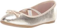 nina zavana ballet silver crackle girls' shoes via flats логотип