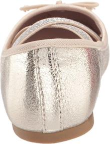 img 2 attached to NINA Zavana Ballet Silver Crackle Girls' Shoes via Flats