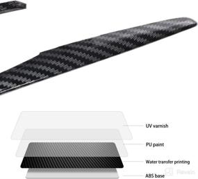 img 1 attached to 🚗 Enhance Your 10th Gen Civic: Thenice Carbon Fiber Gear Box Trims & Shift Boots - Honda Civic Sedan Hatchback Coupe 2021-2016