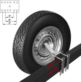 img 3 attached to Glensam Spare Tire Carrier: Optimize your Spare Tire Management