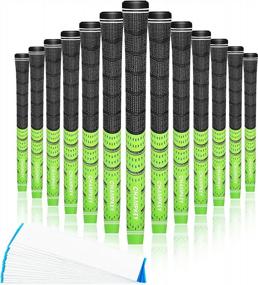 img 4 attached to CHAMPKEY Multi Compound Golf Grips 13 Pack Micro Texture Control And Medium Feedback Golf Club Grips Come With 15 Tapes