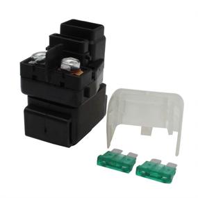 img 3 attached to 🔌 Cyleto Starter Solenoid Relay for Arctic Cat 500 4x4 1998-2003, 375 2x4/4x4 2002, 400 2x4 1998-2004/4x4 1998-2005, and 454 Bearcat 2x4, compatible with Suzuki LT-A500F Quadmaster 2000-2001