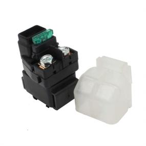 img 1 attached to 🔌 Cyleto Starter Solenoid Relay for Arctic Cat 500 4x4 1998-2003, 375 2x4/4x4 2002, 400 2x4 1998-2004/4x4 1998-2005, and 454 Bearcat 2x4, compatible with Suzuki LT-A500F Quadmaster 2000-2001