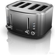 black+decker 4-slice stainless steel toaster with ombré finish - tr4310fbd логотип