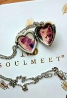 картинка 1 прикреплена к отзыву Сердцеобразное медальонное ожерелье SoulMeet с подвеской под семьей Поддерживайте близость с близкими с помощью серебра/золотой индивидуальной бижутерии Sunflower Heart Shaped Locket Necklace от Ken Pinell