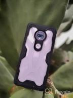 img 1 attached to Moto G7 Case By Poetic - Premium Hybrid Protective Bumper Cover, Military Grade Drop Tested, Affinity Series (NOT Compatible With Moto G7 Power Or Play), Frost Clear/Black review by Maya Rico