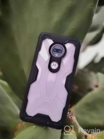 img 7 attached to Moto G7 Case By Poetic - Premium Hybrid Protective Bumper Cover, Military Grade Drop Tested, Affinity Series (NOT Compatible With Moto G7 Power Or Play), Frost Clear/Black