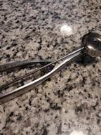 img 1 attached to Stainless Steel Cookie Scoop Set Of 3 - Perfect For Baking, Ice Cream, Cupcakes, And More! Includes Large, Medium, And Small Scoops For Precise Measurements - Kitchen Must-Have review by Rich Shankar