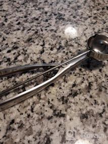 img 8 attached to Stainless Steel Cookie Scoop Set Of 3 - Perfect For Baking, Ice Cream, Cupcakes, And More! Includes Large, Medium, And Small Scoops For Precise Measurements - Kitchen Must-Have