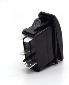 img 1 attached to 20A 12V ON-Off Laser Blue LED Rocker Switch - Perfect For Car, Motor & Boat Zombie Lights | Cllena