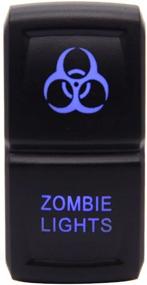 img 4 attached to 20A 12V ON-Off Laser Blue LED Rocker Switch - Perfect For Car, Motor & Boat Zombie Lights | Cllena