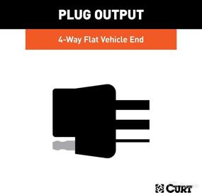 img 1 attached to 🚗 Enhance Your Lincoln MKC's Towing Capabilities with CURT 56262 Vehicle-Side Custom 4-Pin Trailer Wiring Harness in Black