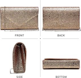 img 3 attached to 💃 Chic and Shimmering: Explore Glistening Evening Clutches and Wallets for Women