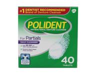 🧼 polident partial denture cleanser quantity logo