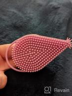 img 1 attached to Lavender Avilana Silicone Face Scrubber: 2-In-1 Facial Cleansing & Exfoliating Brush For All Skin Types review by Brandon Carr